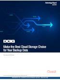 DCIG Report - Choosing the Best Cloud Storage for Data Protection