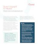 Quest  Foglight  for MySQL