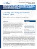 IDC Activating Data Intelligence to Deliver Business Value