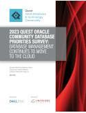 2023 Quest Oracle Community Database Priorities Survey: Database Management Continues to Move to the Cloud