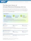 IDC Business Value of Amazon Relational Database Service