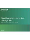 Simplifying third-party risk management